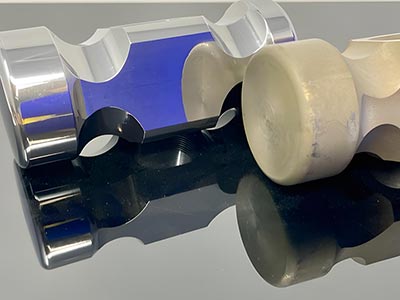 Heat-Treated Metal Components before and after finishing