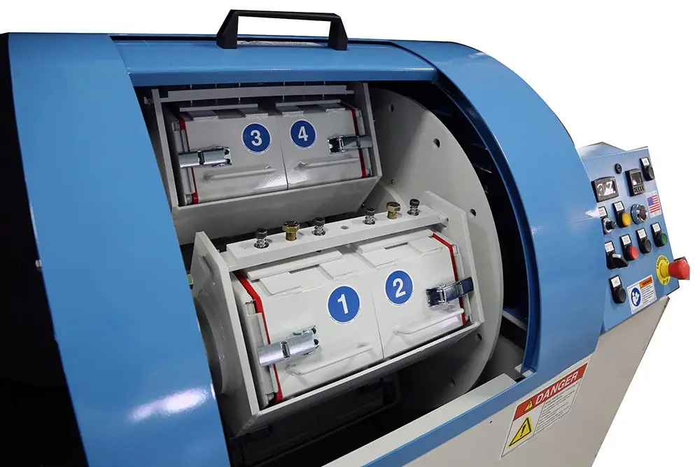 Centrifugal barrel tumbler
